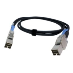 QNAP CAB-SAS05M-8644 Serial Attached SCSI (SAS) cable 0.5 m Black -