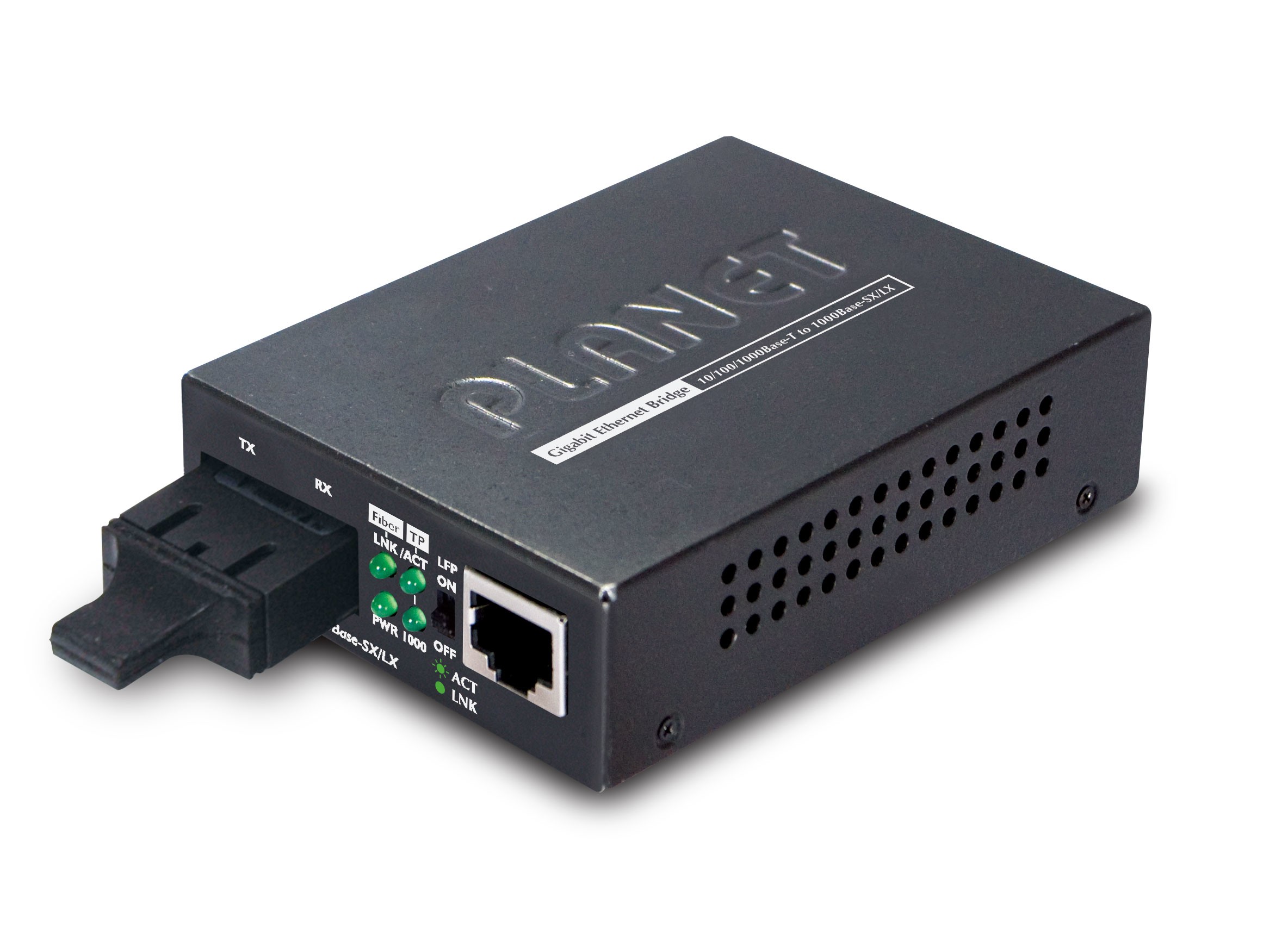 PLANET GT-802S network media converter 1000 Mbit/s 1310 nm Black -