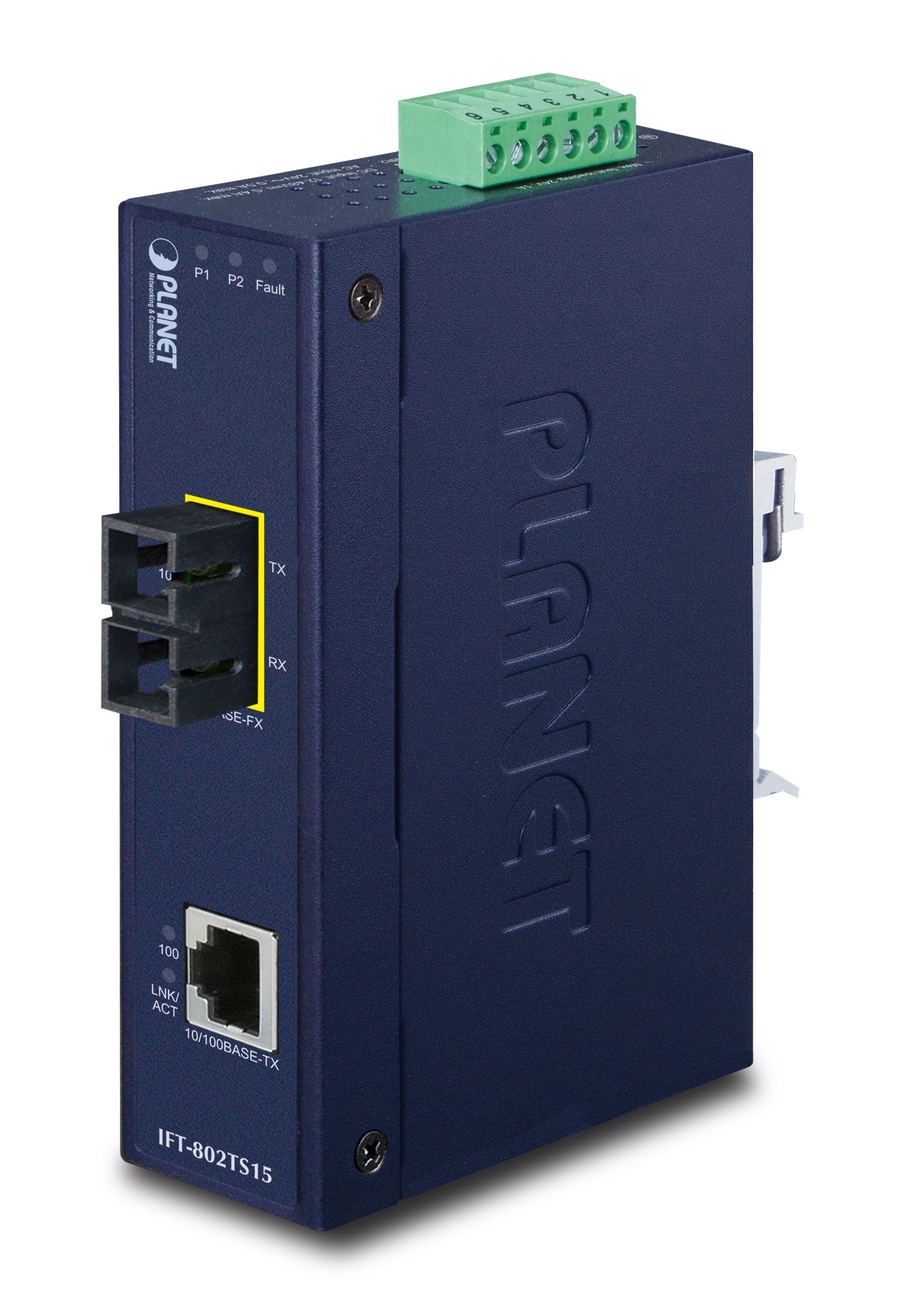 PLANET IFT-802TS15 convertitore multimediale di rete 100 Mbit/s 1310