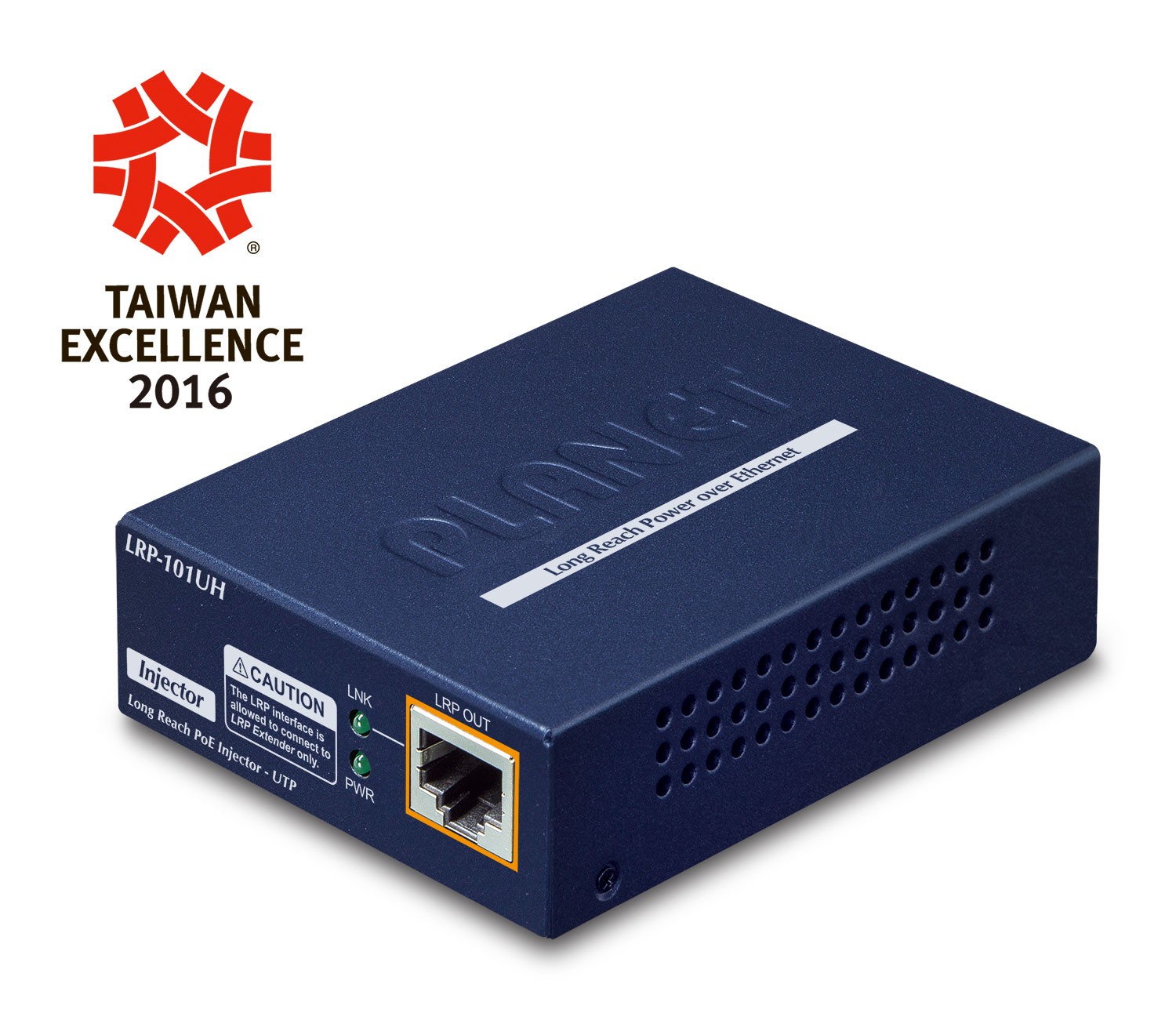 PLANET LRP-101UH network switch Power over Ethernet (PoE) Blue -