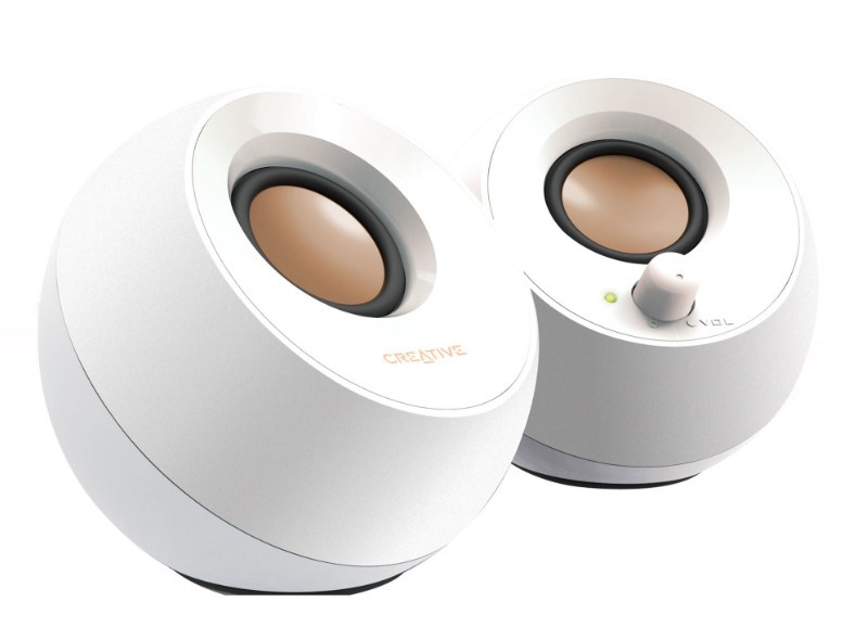 Creative Labs Pebble White Wired 4.4 W - Creative Labs Pebble, 2.0