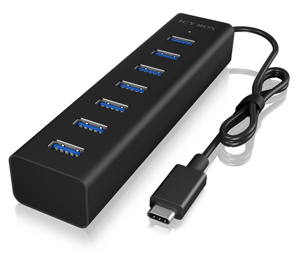 ICY BOX IB-HUB1700-C3 USB 3.2 Gen 1 (3.1 Gen 1) Type-C 5000 Mbit/s