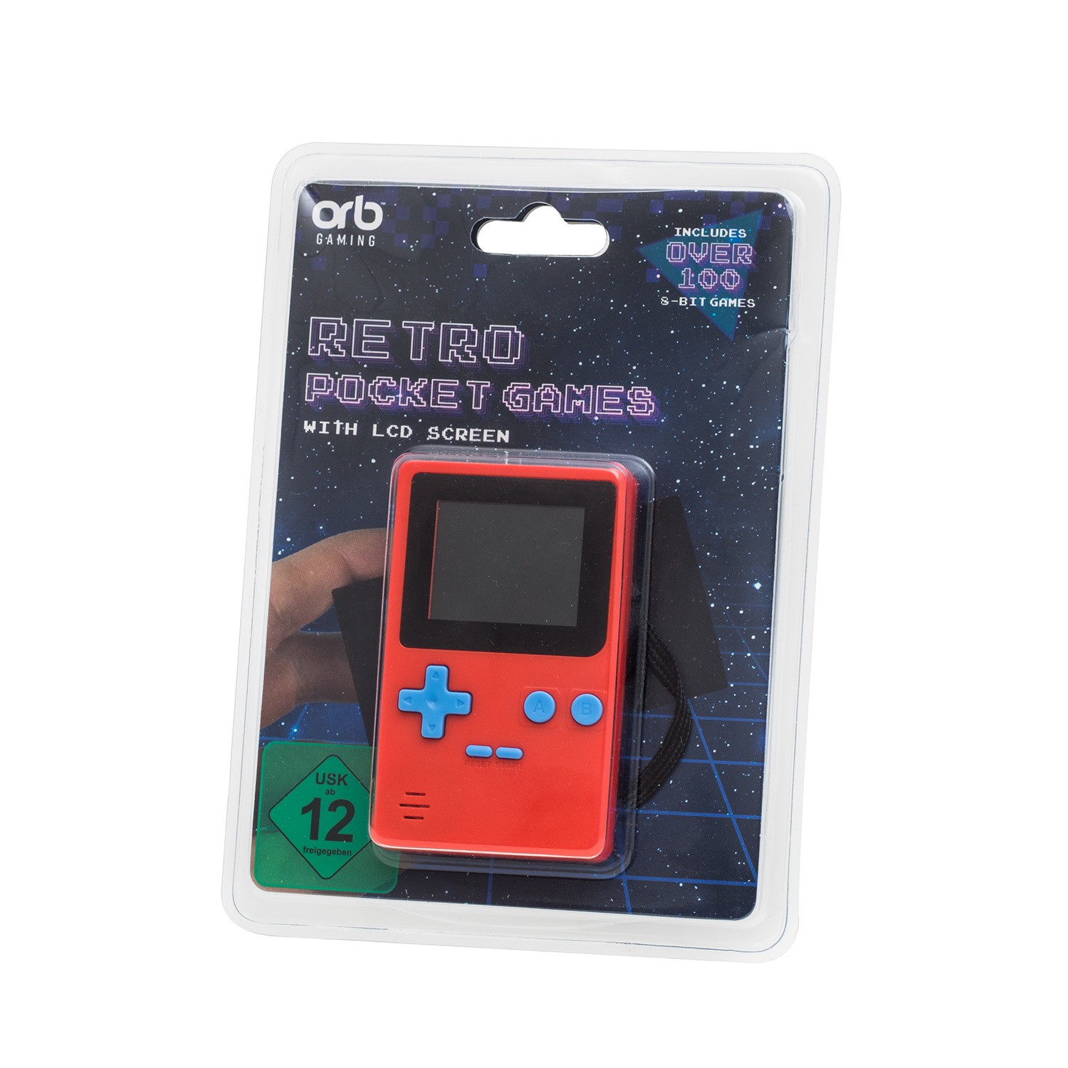 ThumbsUp! ORB Spielkonsole 1,8" LCD Gameboy 152 Spiele rot