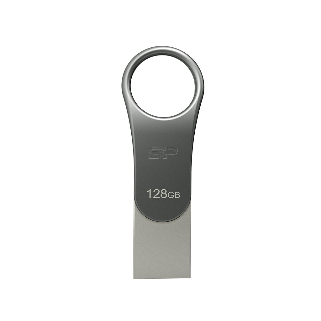 Silicon Power USB-Stick 128GB USB3.0 C80 Silver Type-C Ready