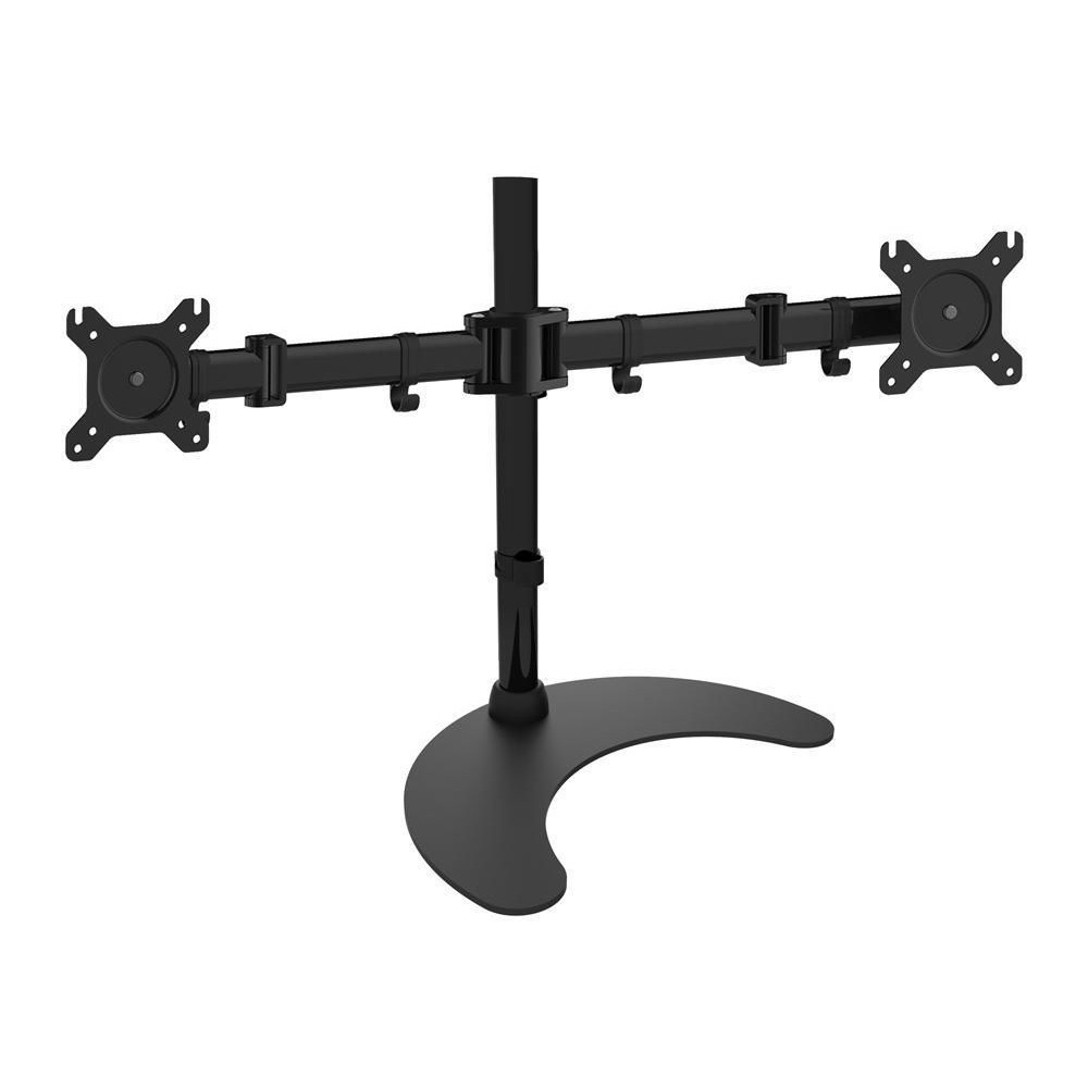 Techly Schreibtischhalterung 2LCD TV 13"-27" mit Standfuß