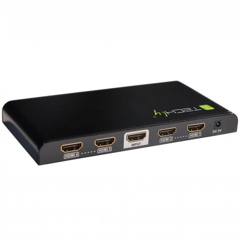 Techly IDATA HDMI-4K4 répartiteur vidéo 4x HDMI - Techly IDATA HDMI-