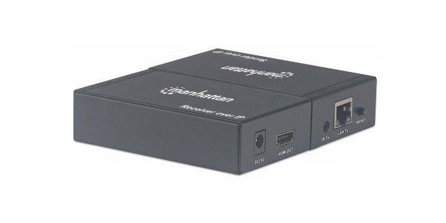 Manhattan 1080p HDMI over IP Extender Kit, Extends 1080p Signal up to