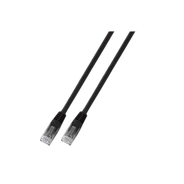 EFB Elektronik 10m Cat6 Patch networking cable Black U/UTP (UTP) -