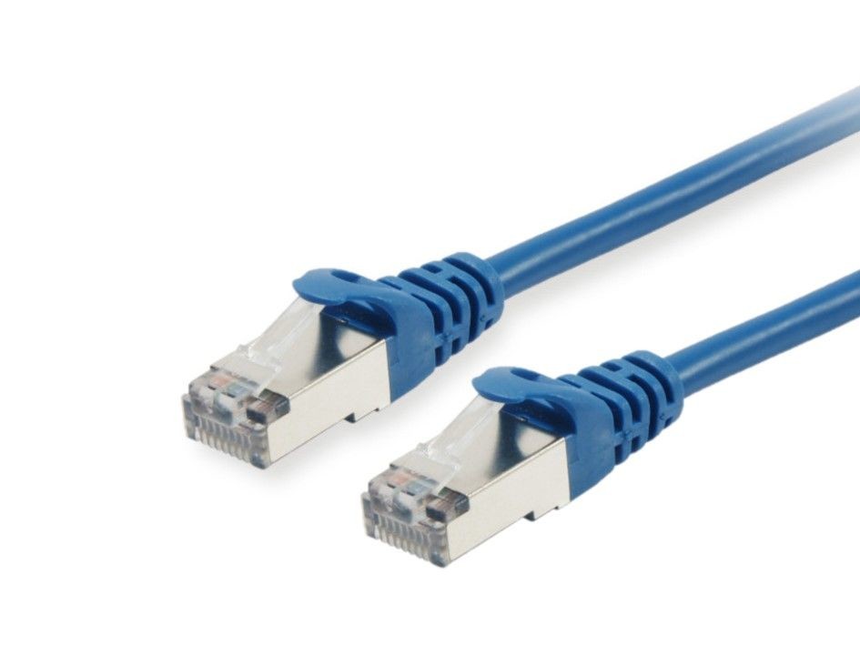 Equip Cat.6A S/FTP Patch Cable, 15m, Blue - Equip Cat.6A S/FTP Patch