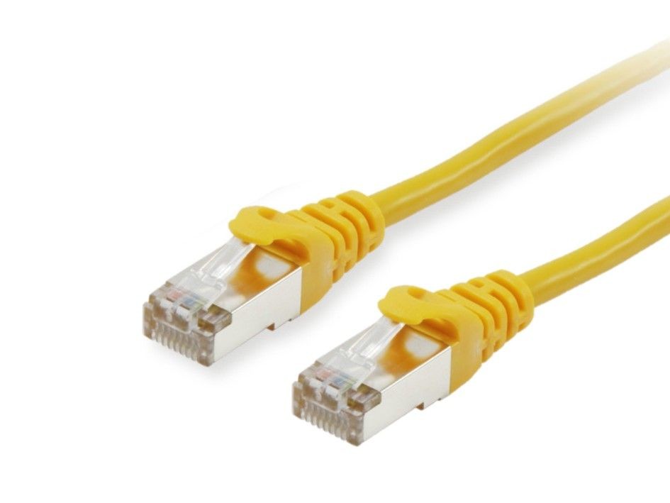 Equip Cat.6A S/FTP Patch Cable, 15m, Yellow - Equip Cat.6A S/FTP