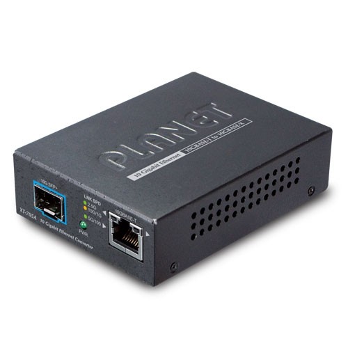 PLANET XT-705A convertidor de medio 10000 Mbit/s Multimodo, Monomodo -
