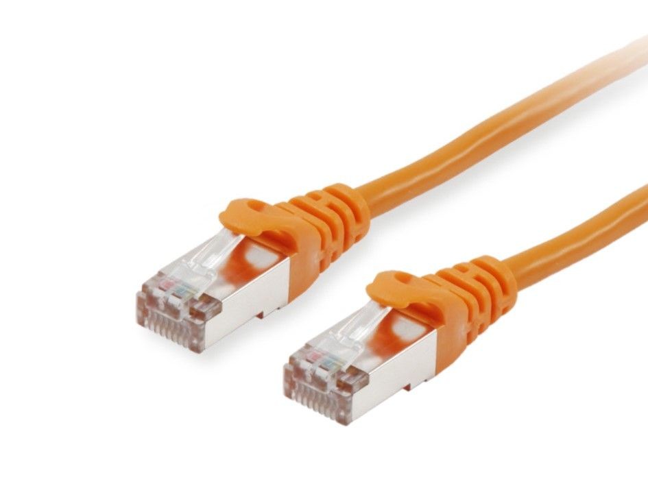 Equip Cat.6A S/FTP Patch Cable, 15m, Orange - Equip Cat.6A S/FTP