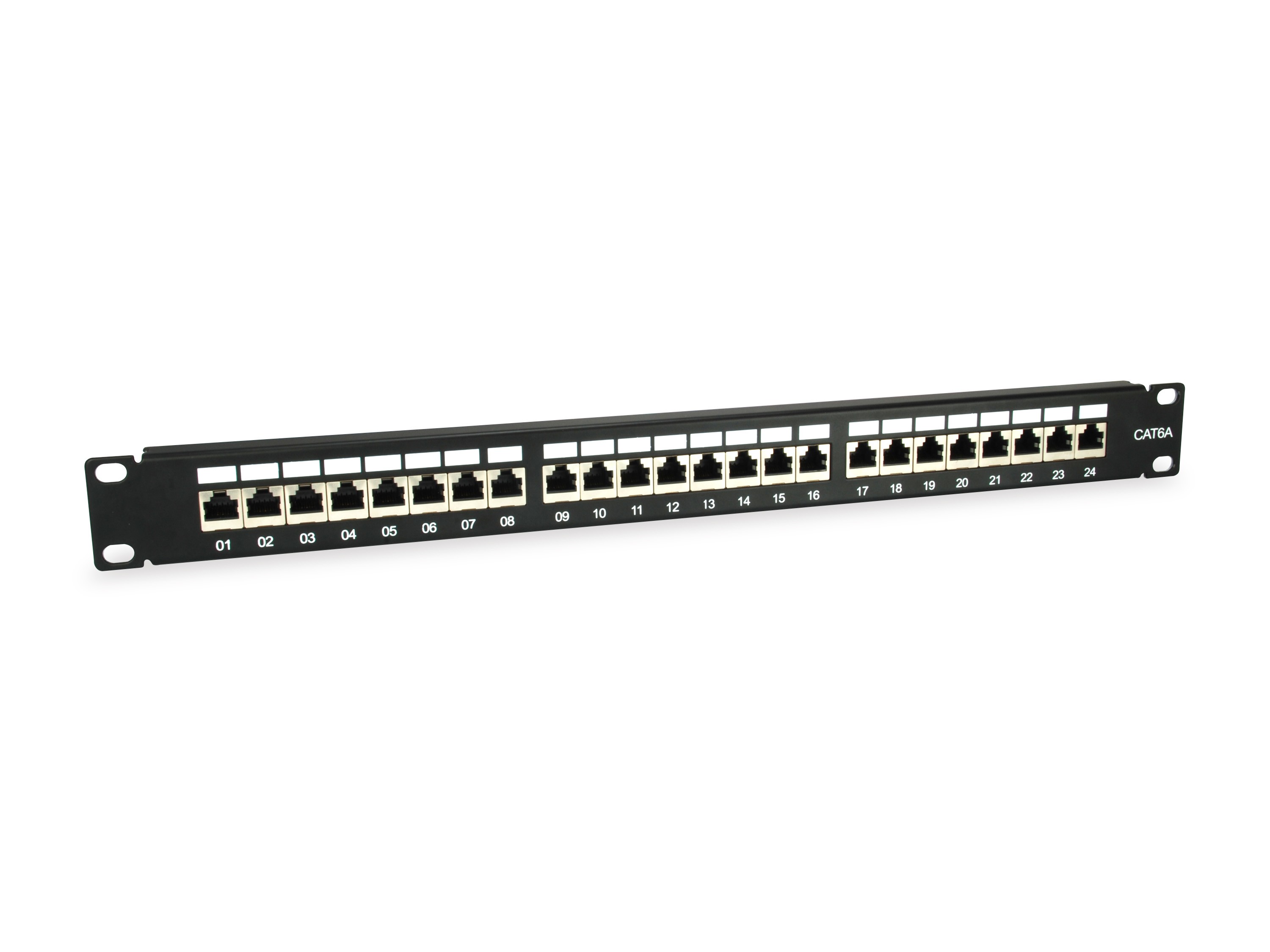 Equip 24-Port Cat.6A Shielded Patch Panel - Equip 24-Port Cat.6A
