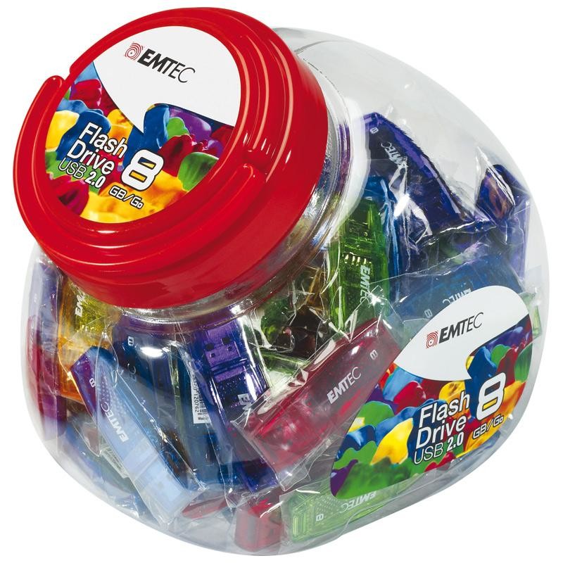 Emtec C410 Color Mix - Candy Jar 2.0 lecteur USB flash 32 Go USB Type-