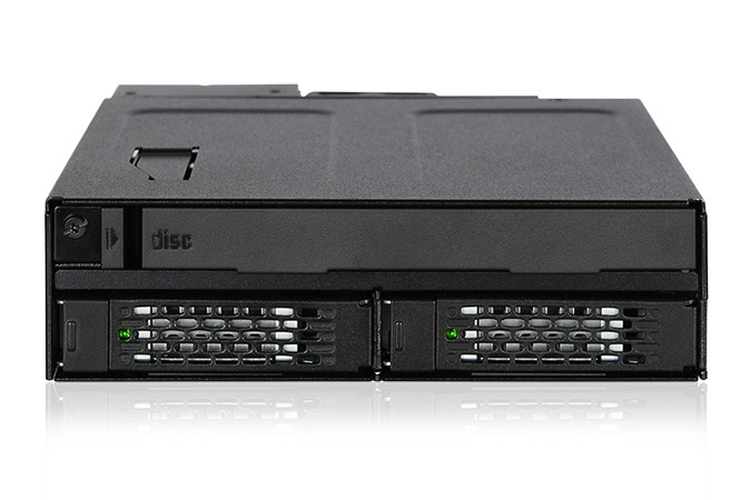 Backplane IcyDock 2x6,3cm SATAI-III in 1x5,25" HDD/SSD retail