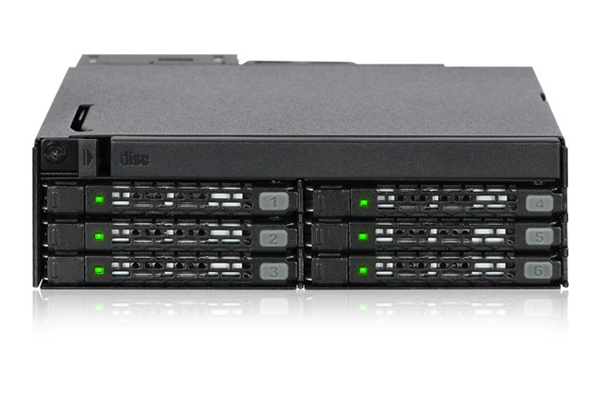 Icy Dock MB606SPO-B drive bay panel Black - Icy Dock MB606SPO-B,