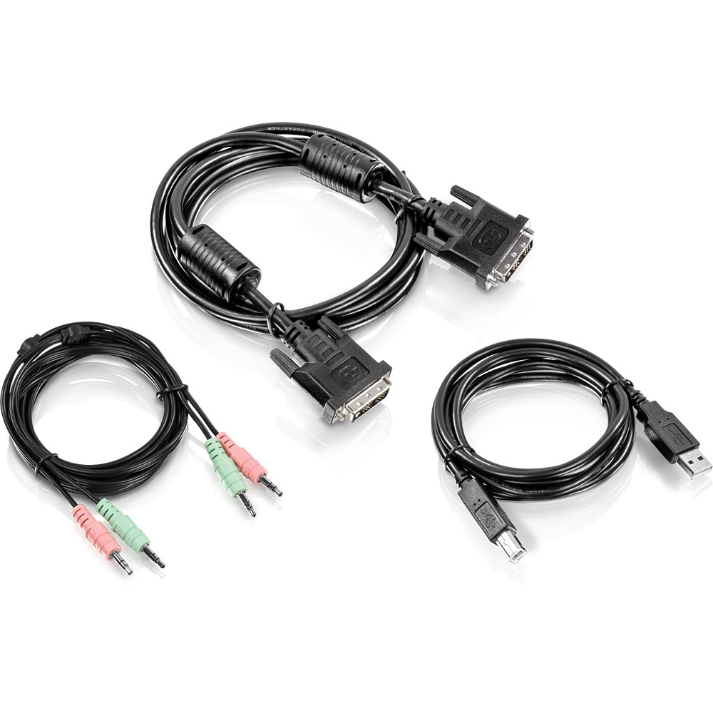 Trendnet TK-CD06 KVM cable Black 1.8 m - Trendnet TK-CD06, 1.8 m, USB,