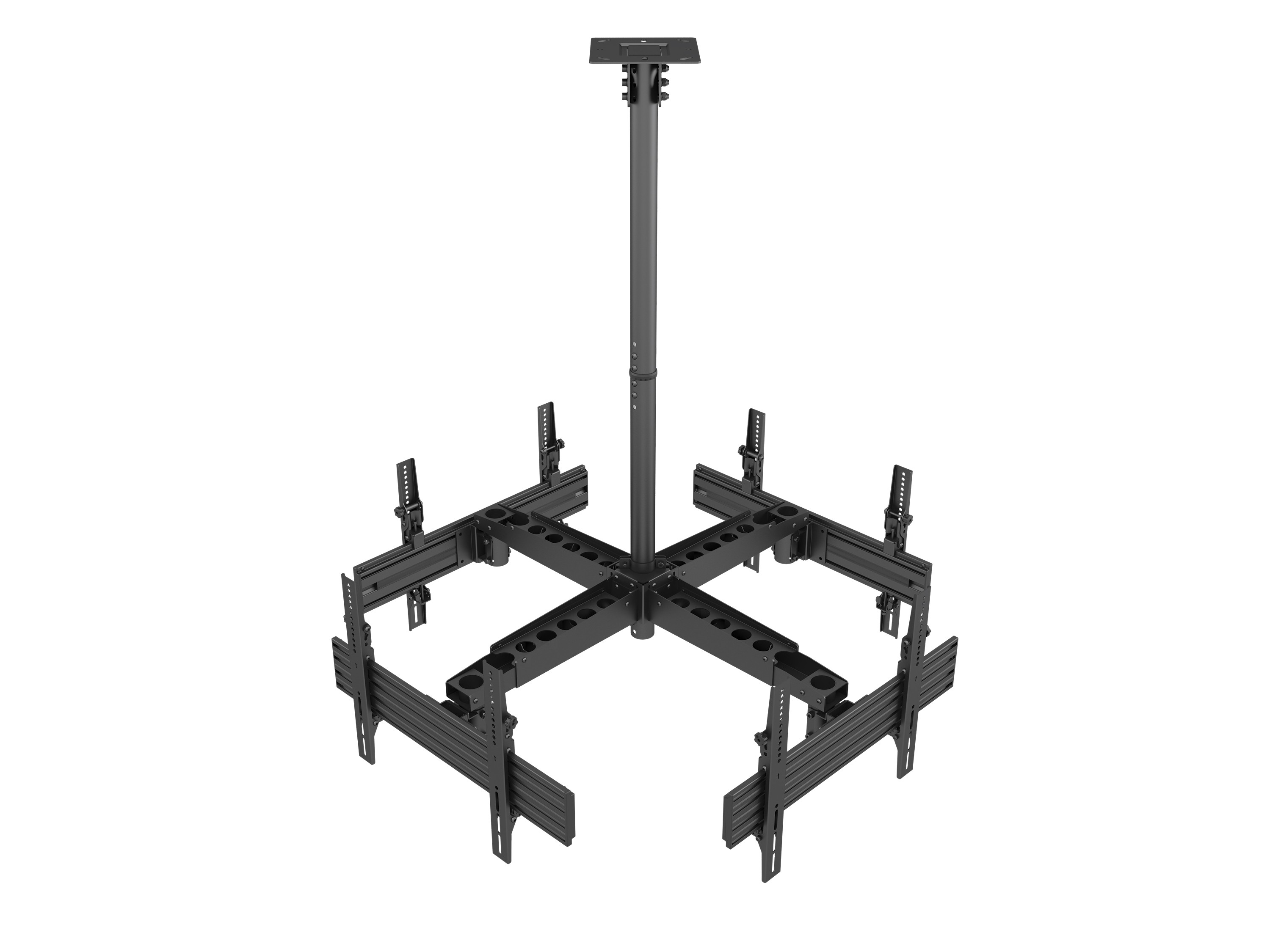 Equip 650372 Support de TV à écran quadruple pour montage au