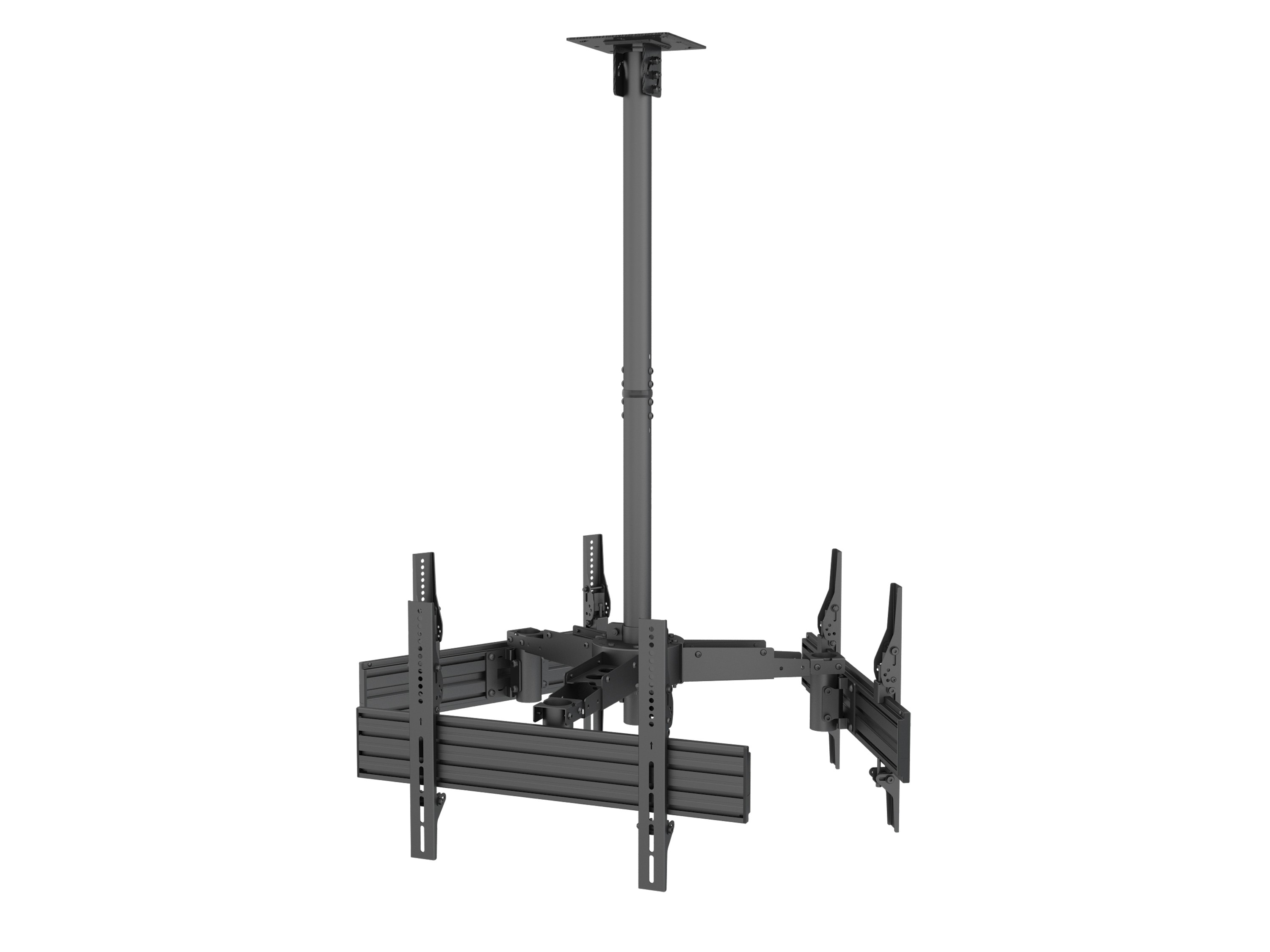 Equip 32"-65" Ceiling Mount Triple Screen TV Bracket - Equip 32"-65"