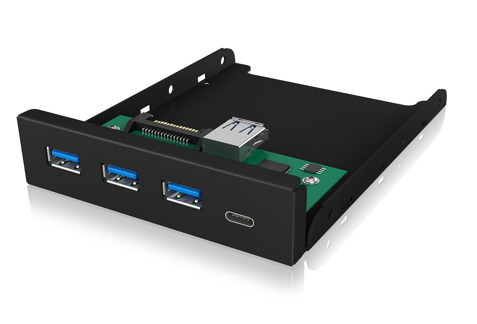 ICY BOX IB-HUB1418-i3 Black - ICY BOX IB-HUB1418-i3, Black, GL3520