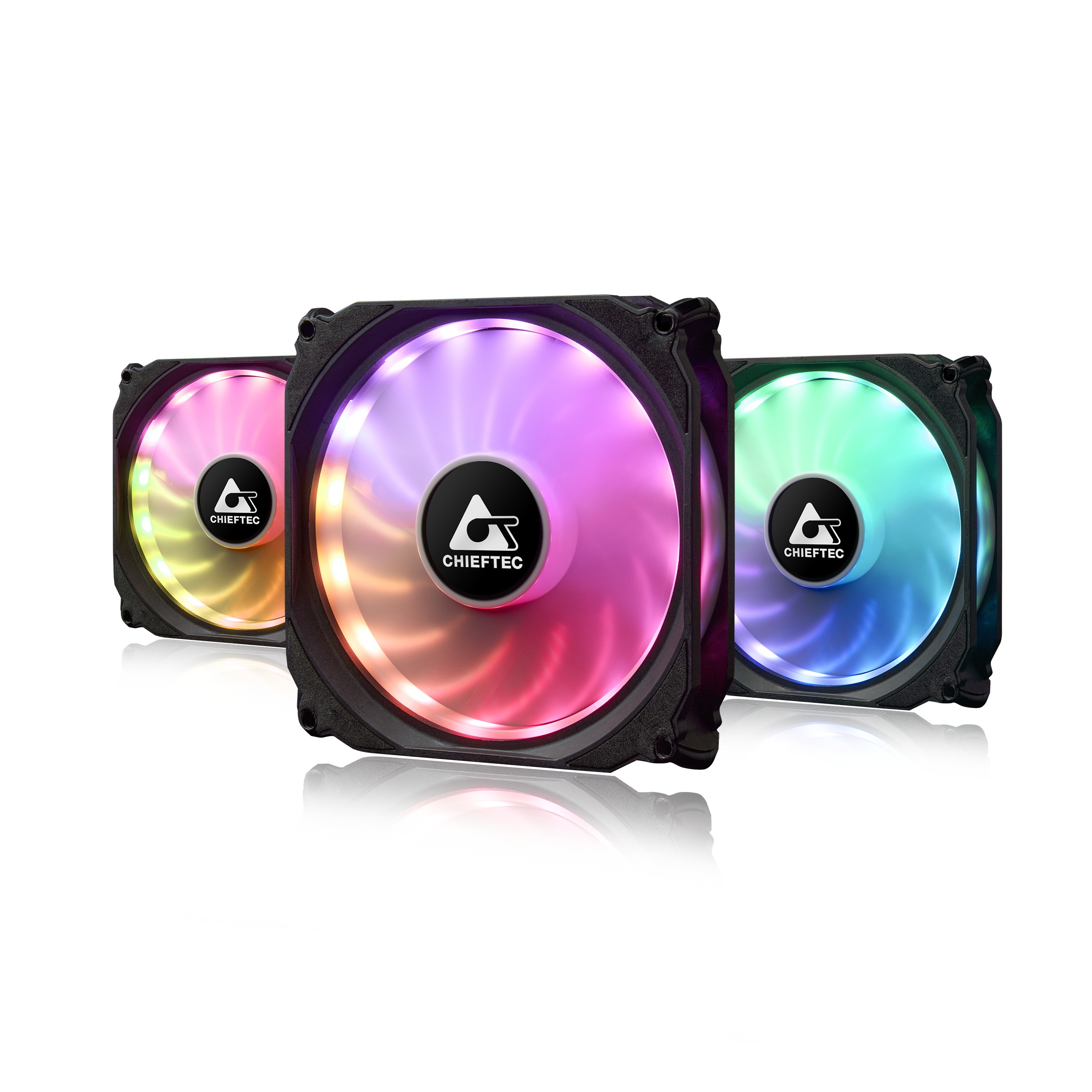 Chieftec CF-3012-RGB computer cooling system Computer case Fan 12 cm