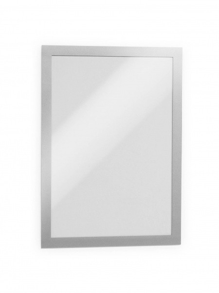DURABLE Magnetrahmen Duraframe A4 Großpck 10er Btl silber