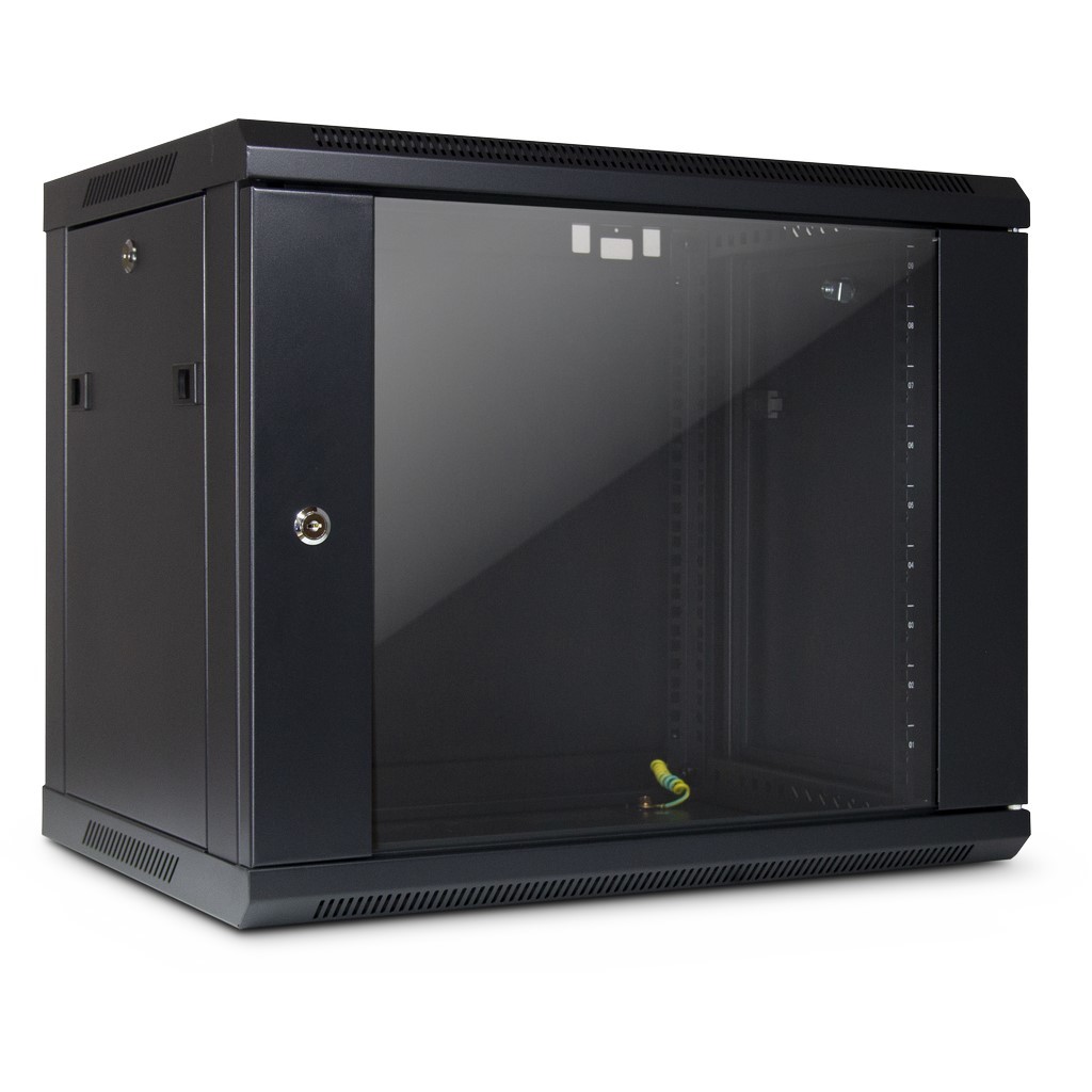 Inter-Tech SMA-6409 9U Wall mounted rack Black - Inter-Tech SMA-6409,