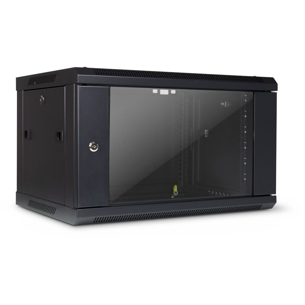 Inter-Tech SMA-6406 6U Wall mounted rack Black - Inter-Tech SMA-6406,