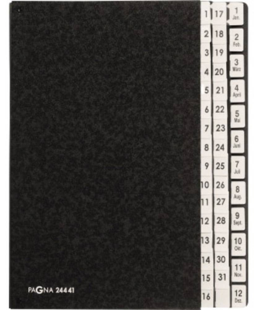 Pagna 24441-04 divider book Black A4 - Pagna 24441-04, Black, A4, 265