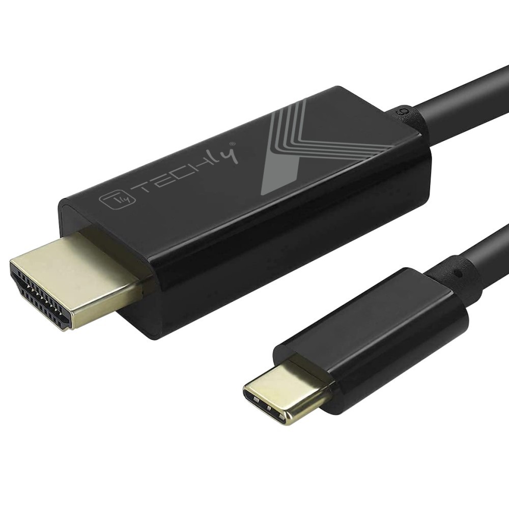 Techly Adapter Cable USB-C Male to HDMI 2.0 4K Male 2m Black - Techly