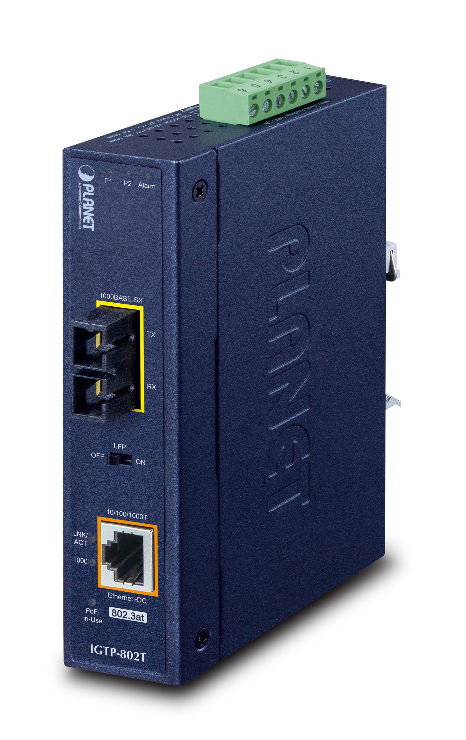 PLANET IP30 Industrial 10/100/1000BA network media converter 1000