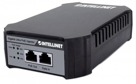 Intellinet Gigabit PoE++ Injector, One 95 W Port, IEEE 802.3bt (4PPoE)