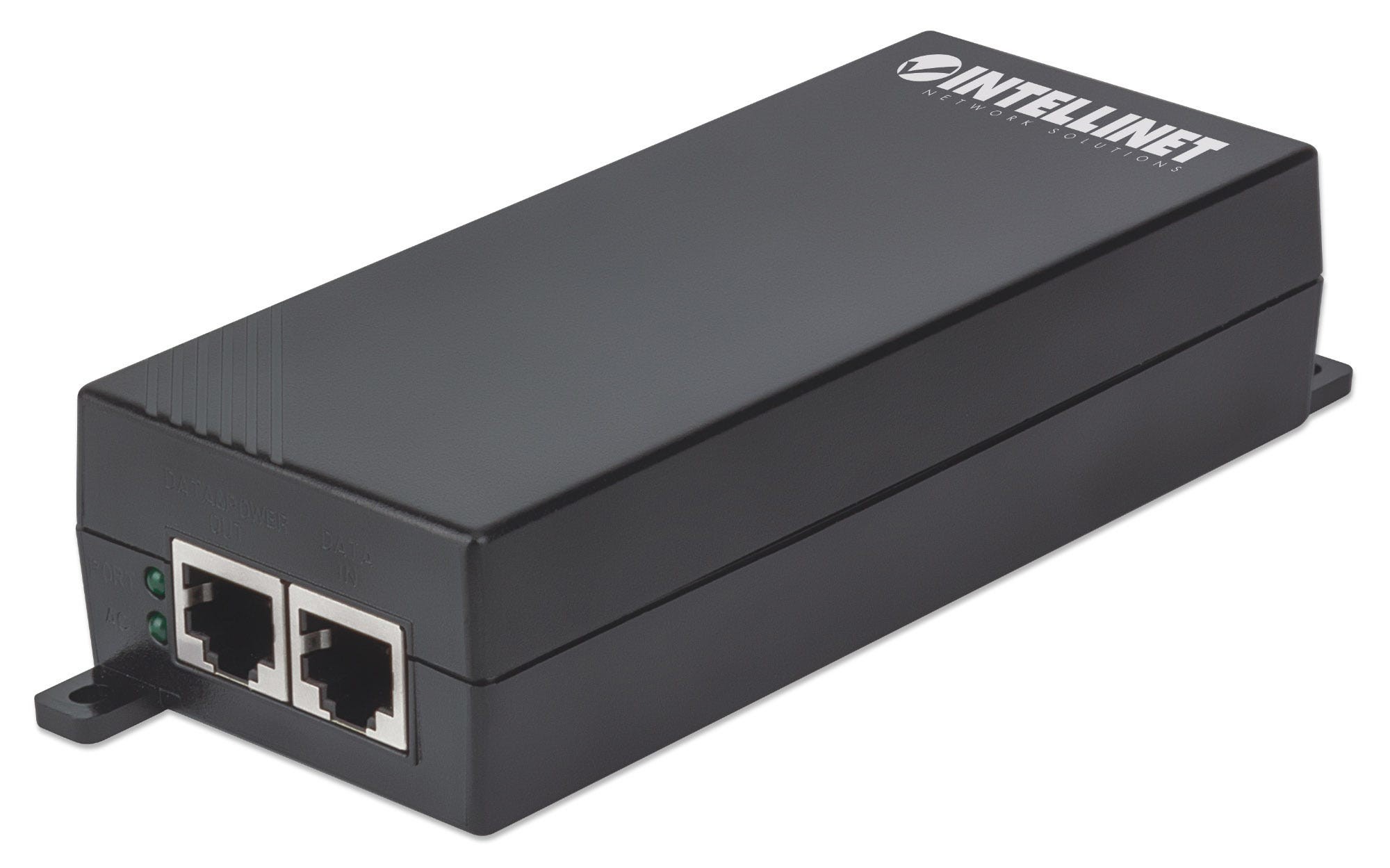Intellinet Gigabit High-Power PoE+ Injector,1 x 30 W Port, IEEE 802.
