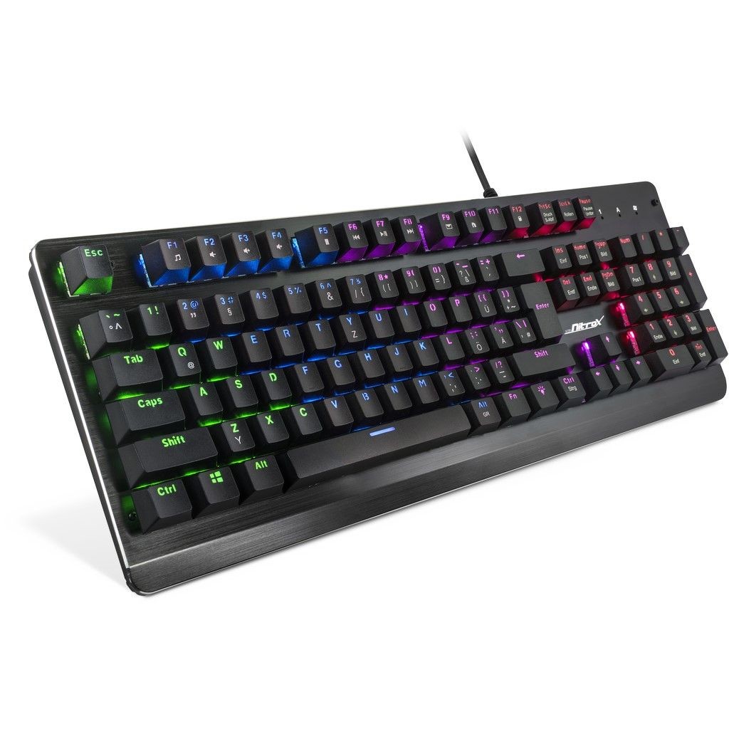 Inter-Tech NK-2000ME kabelgebundene Gaming Tastatur - QWERTZ DE -