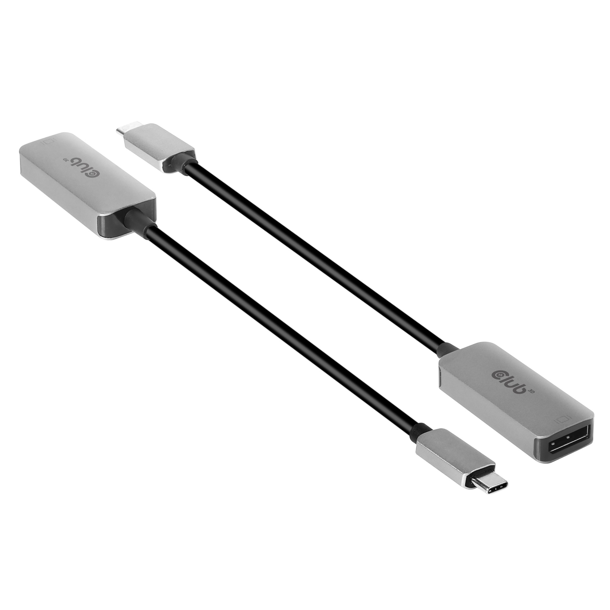CLUB3D USB Type C to DisplayPort 1.4 8K60Hz HBR3 Active Adapter -