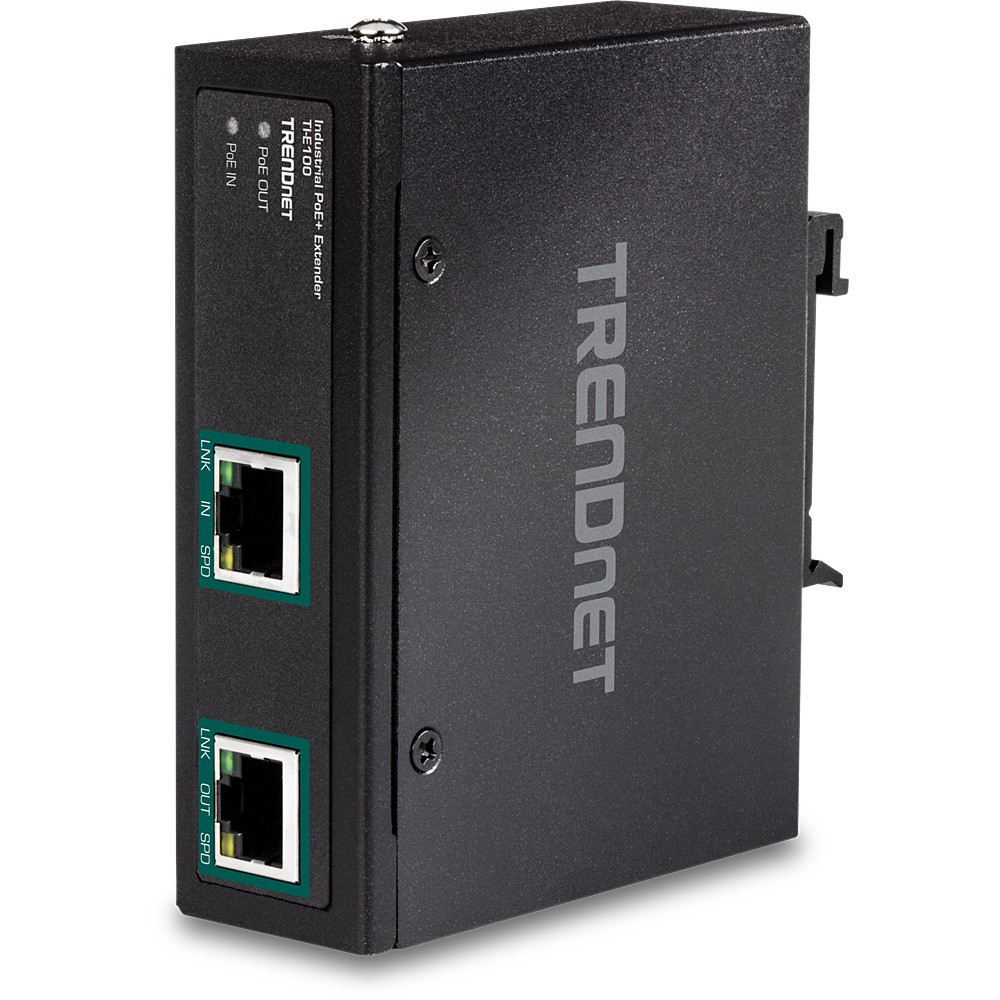 Trendnet TI-E100 network extender Network transmitter Black 10, 100,