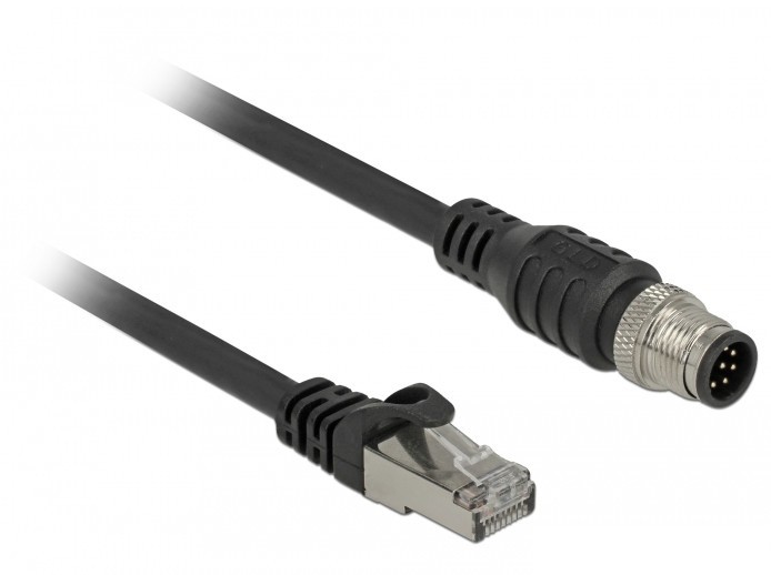 DeLOCK 84922 networking cable Black 1 m Cat5e S/FTP (S-STP) - DeLOCK