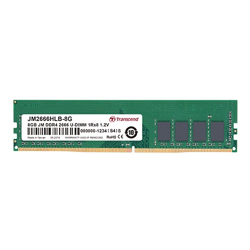 Transcend JetRam DDR4-2666 U-DIMM 16GB - Transcend JetRam DDR4-2666 U-