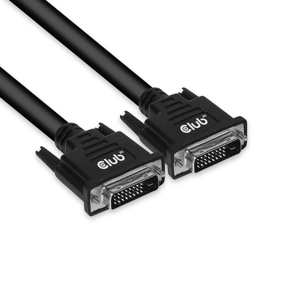 CLUB3D DVI-D Dual Link (24+1) Cable Bidirectional M/M 10m/32.8ft