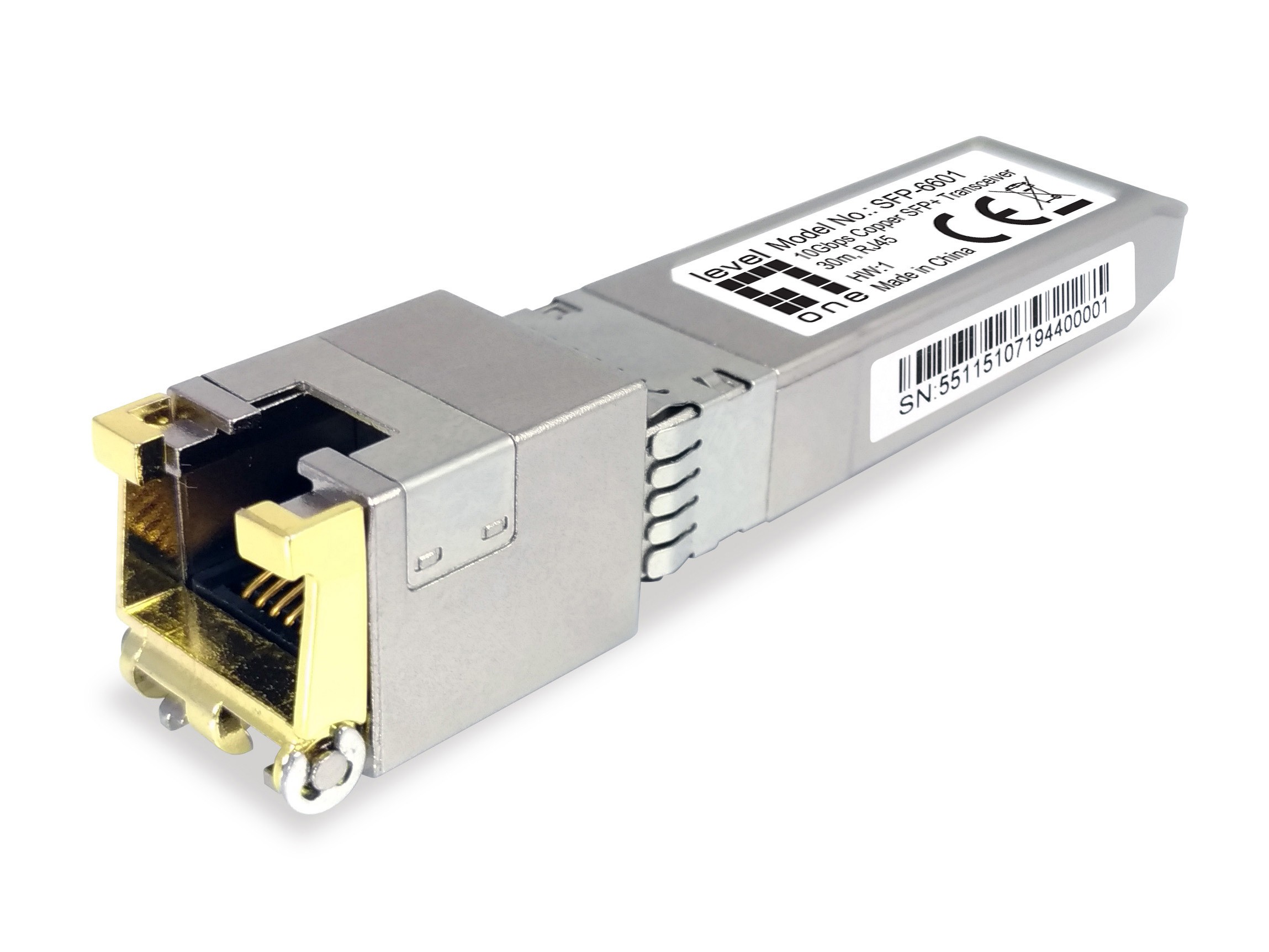 LevelOne SFP-6601 module émetteur-récepteur de réseau Cuivre 10000