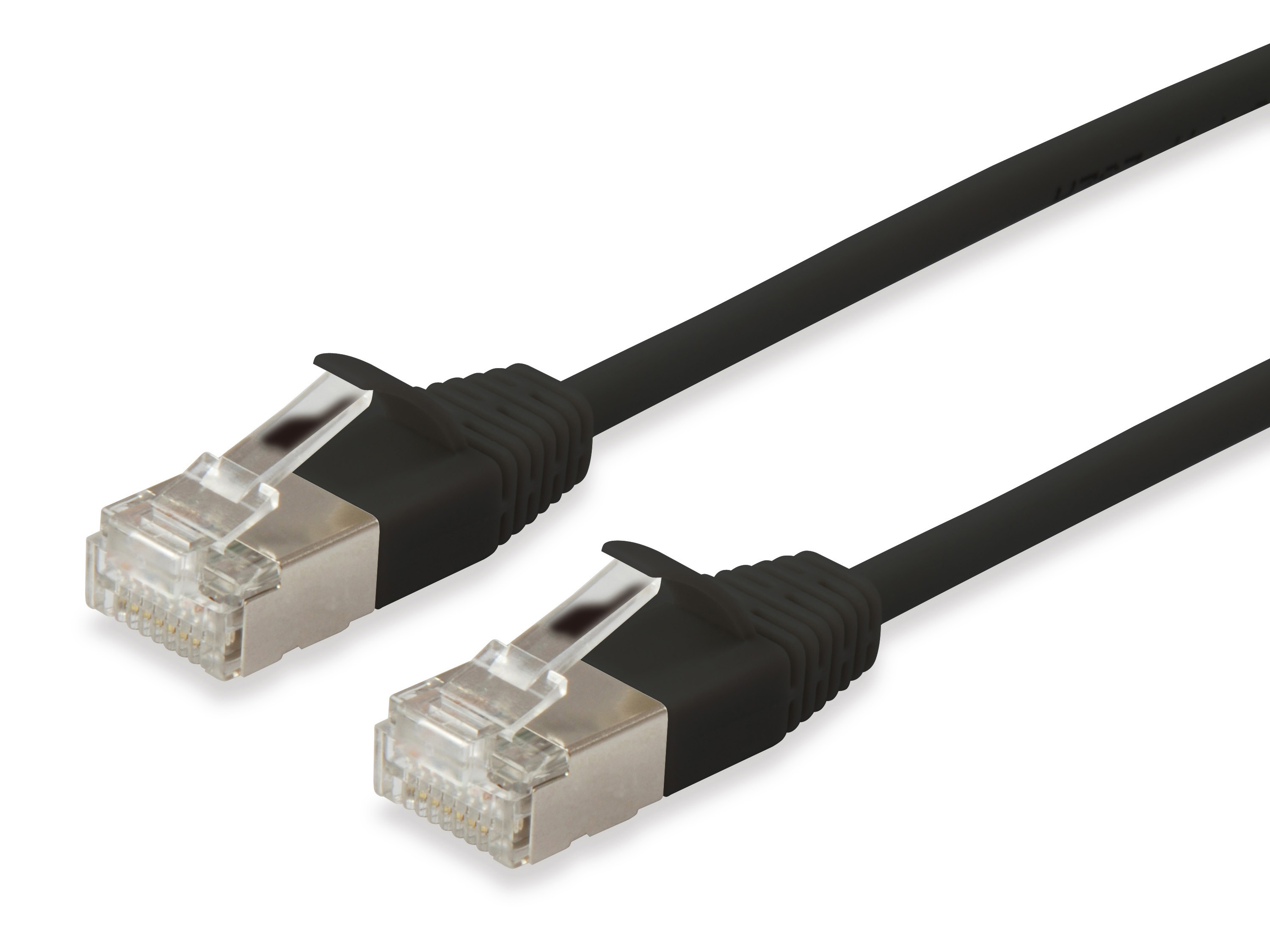 Equip Cat.6A F/FTP Slim Patch Cable, 20m, Black - Equip Cat.6A F/FTP