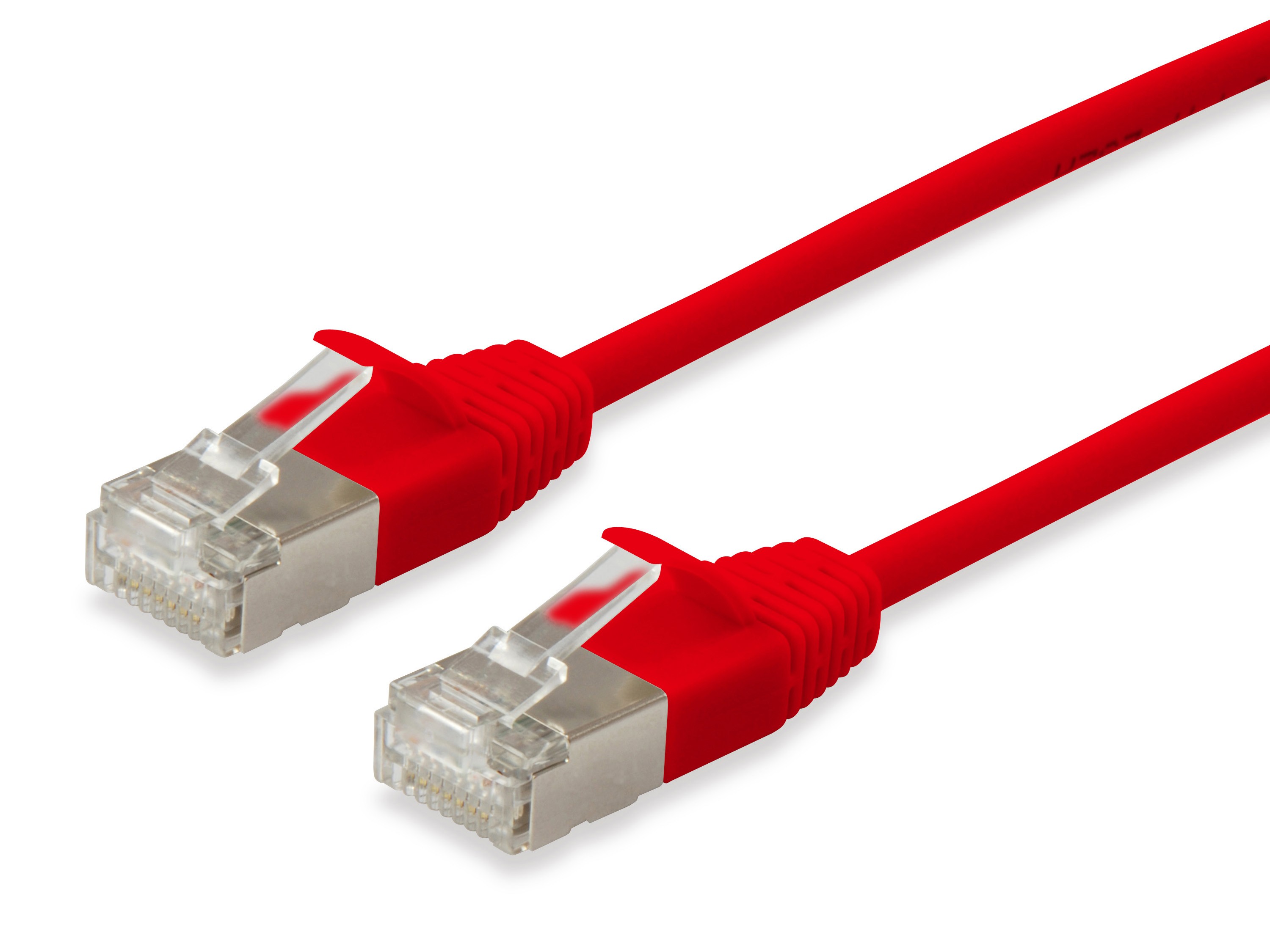 Equip Cat.6A F/FTP Slim Patch Cable, 20m, Red - Equip Cat.6A F/FTP