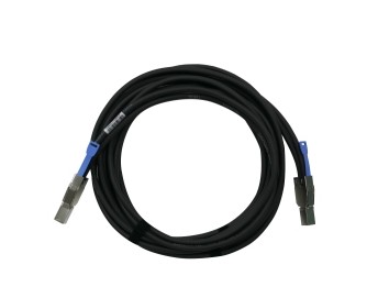 QNAP CAB-SAS30M-8644 câble Serial Attached SCSI (SAS) 3 m Noir, Mé
