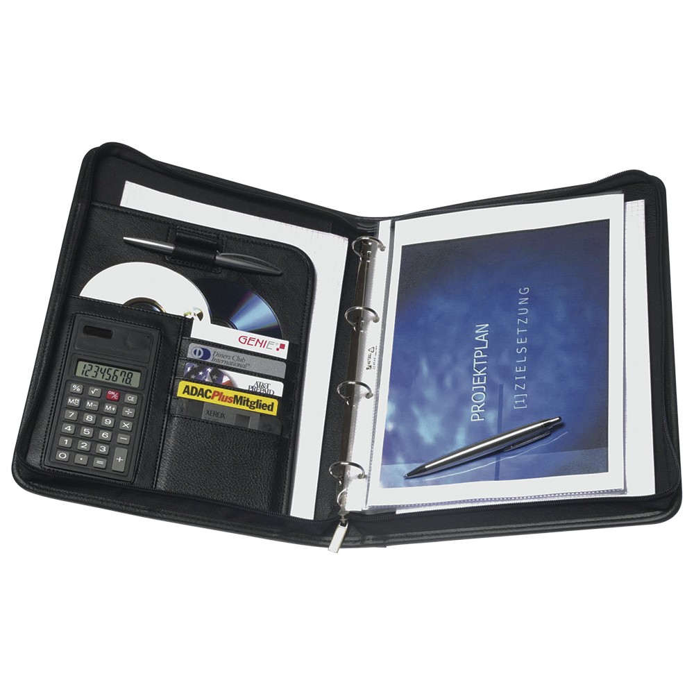 Genie 10742 organiseur personnel Simili-cuir Noir - Genie 10742,
