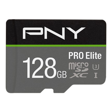 PNY PRO Elite 128 GB MicroSDXC UHS-I Class 10 - PNY PRO Elite, 128 GB,