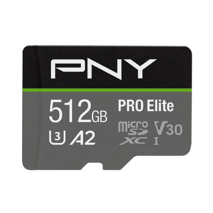 SD MicroSD XC Card 512GB PNY Pro Elite retail
