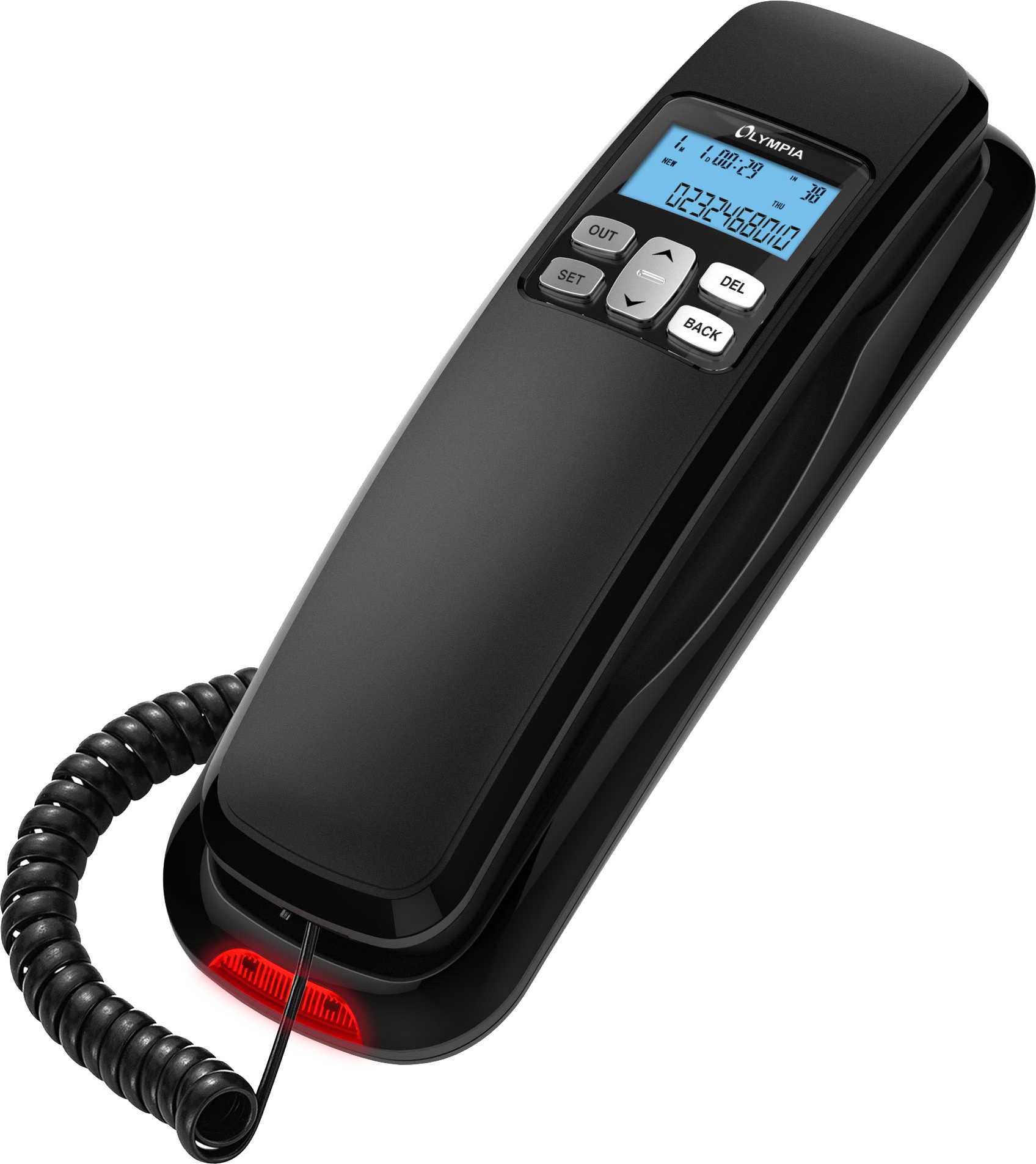 Olympia 4510 Analog telephone Black, Red - Olympia 4510, Analog