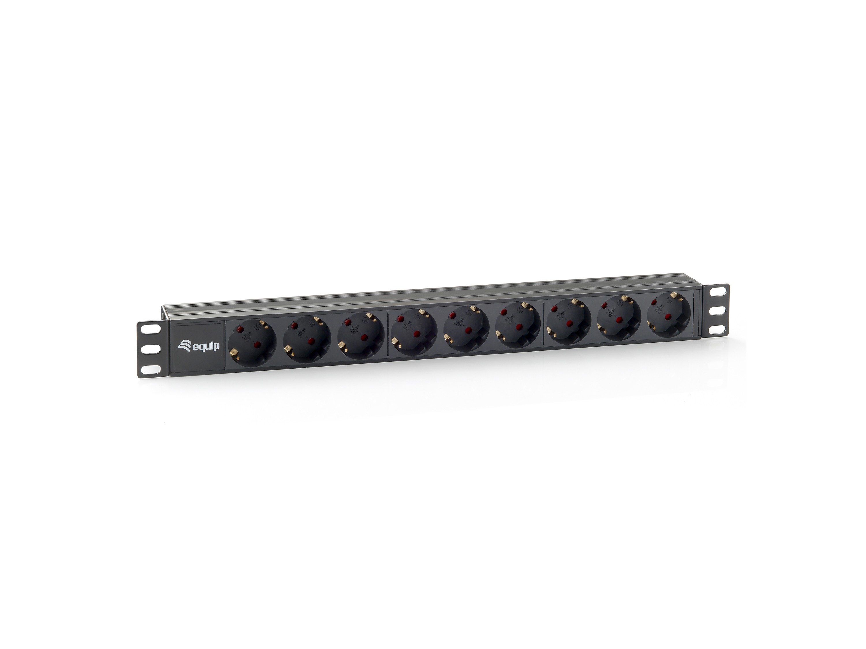 Equip 9-Outlet German Power Distribution Unit - Equip 9-Outlet German