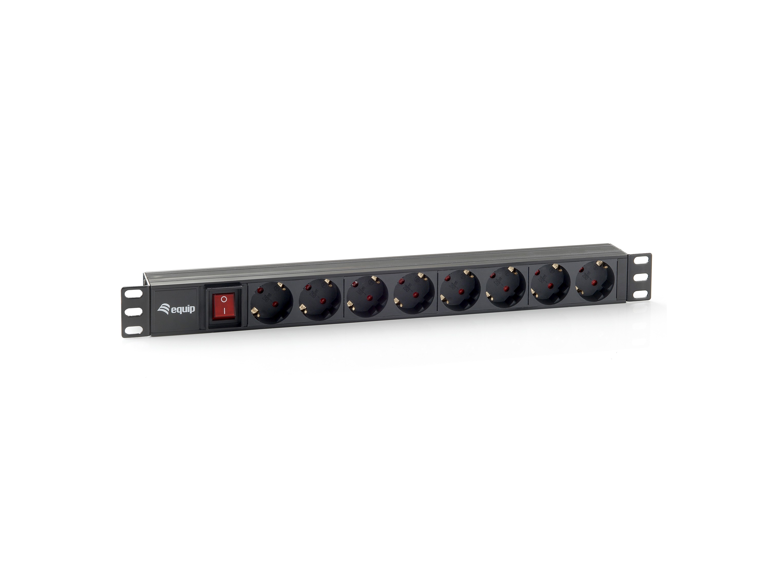 Equip 8-Outlet German Power Distribution Unit - Equip 8-Outlet German