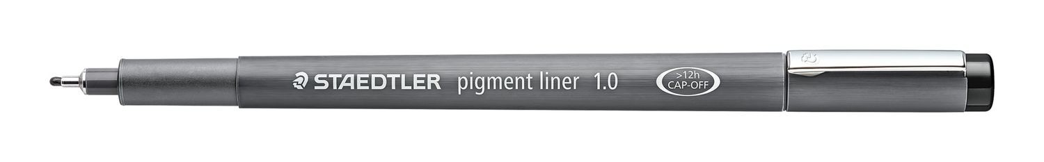 Staedtler Pigment Liner 308 rotulador de punta fina Fino Negro 1